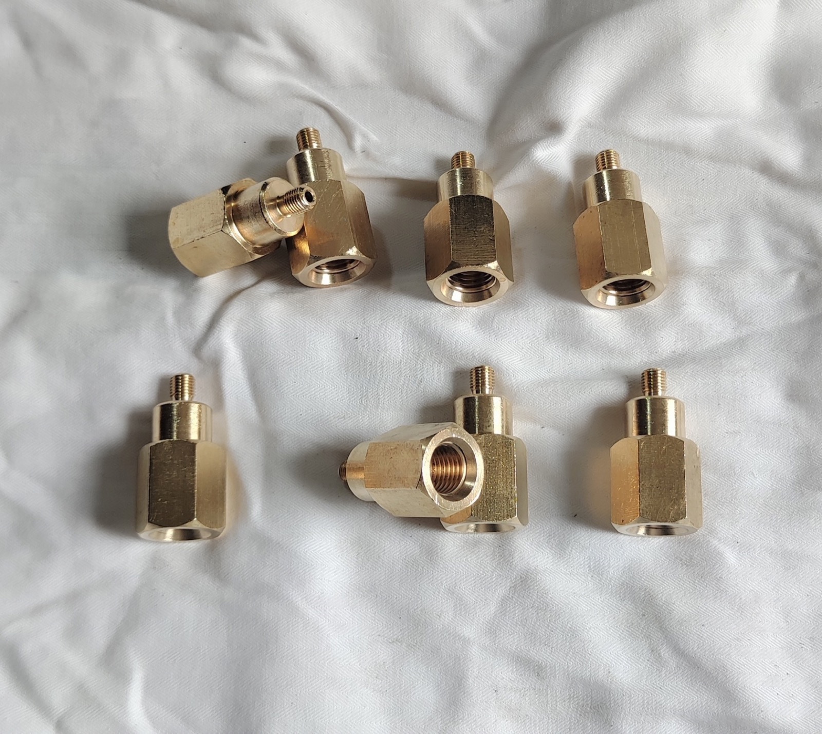 Brass turned connector bodies and fittings