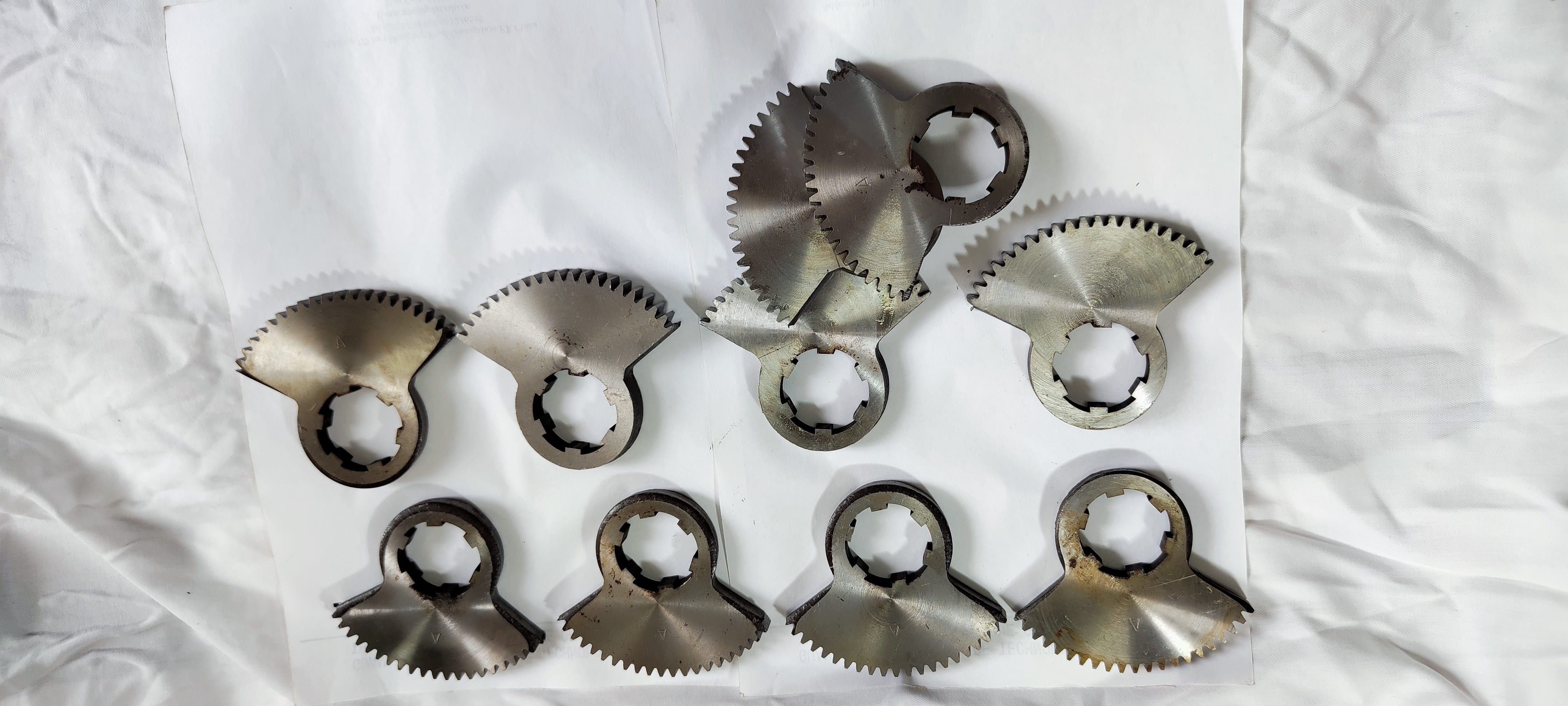 Gear-related turned blanks and toothed profile components