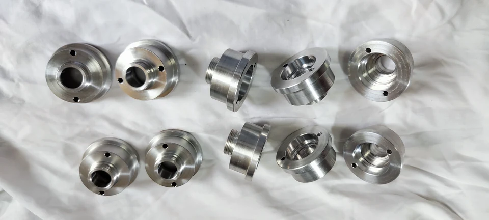 CNC turned bushings sleeves collars and ring components